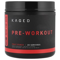 2 X Kaged, Pre-Workout, Fruit Punch, 1.21 lb (546 g)-Worldwide