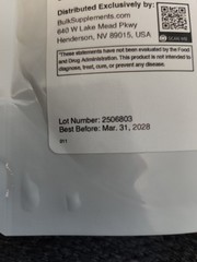 BulkSupplements 5-HTP Powder (5-Hydroxytryptophan) 200mg. Net Wt. 1.78 Oz 50g