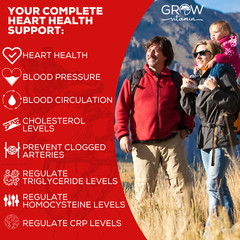 Healthy Heart Support, Complete Heart Health With 22 Premium Herbs & Vitamins