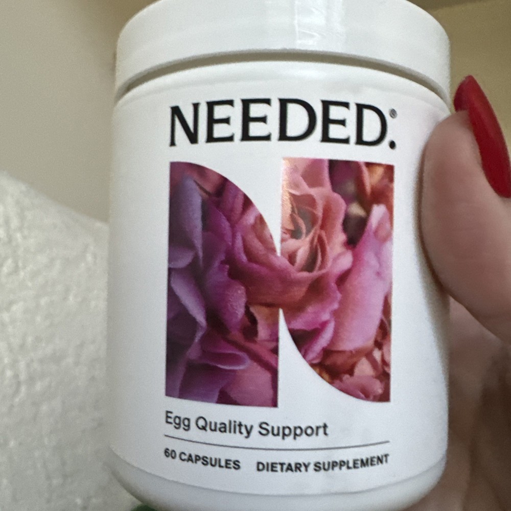 Needed. Egg Quality Support Optimally Formulated Antioxidants Supplement 60 caps