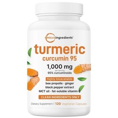 1-3PACK High Absorption Turmeric Curcumin 1000mg – 95% Curcuminoids, Non-GMO