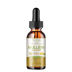 Mullein Leaf Extract 14000mg Lung Cleanse Respiratory Herbal Liquid Drops 60ML