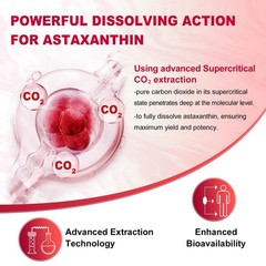 Liposomal Astaxanthin Supplements 12mg w/ Lycopene, CoQ10, Lutein, Vitamin B6…