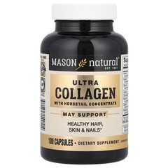 2 X Mason Natural, Ultra Collagen with Horsetail Concentrate, 100 Capsules