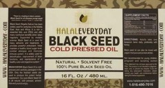 Black Seed Oil – 100% Pure Organic COLD PRESSED Cumin Nigella Sativa Unrefined