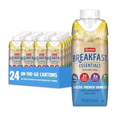 Carnation Breakfast Essentials Ready-to-Drink, Classic French Vanilla, 8 FL O…