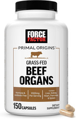 Primal Origins Grass-Fed Beef Organs, Pasture-Raised Supplement with Liver, K…