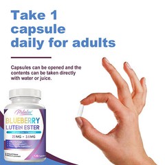 Blueberry Lutein Ester Zeaxanthin, Premium Eye Protection Formula, Vision Health