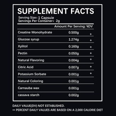 ESUNM Creatine Monohydrate Gummies, Sweet Raspberry, 150 Servings, Sugar-Free