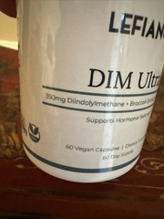 Lefiano DIM Ultra Hormone Support Estrogen Balance 60 Caps Exp 1/2028