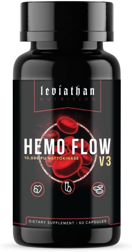Leviathan Hemo Flow 60 Capsules Blood Pressure RBC Volume Viscosity Support