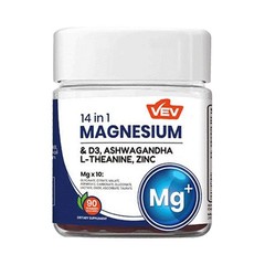 VEV 14-in-1 Magnesium Gummies Ashwagandha D3 Vitamin L-Theanine & Zinc hot