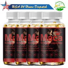 Maca Root Extract Capsules | 120 Pills | Peruvian Maca Extract for Men & Women