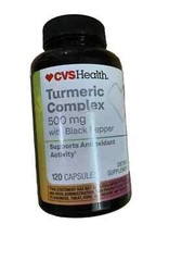 Turmeric Complex 500 mg with Black Pepper 120 Caps, EXP 04/2025