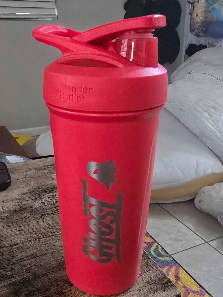 Ghost Lifestyle BlenderBottle stainless steel red – Rare Discontinued Color