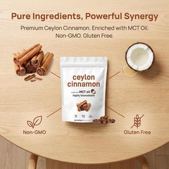 Ceylon Cinnamon 7200mg Equivalent Dietary Supplement 300 Softgels W/ MCT Oil New