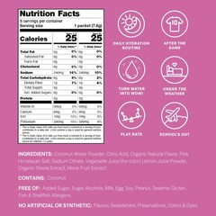 Cure Hydration Kids Electrolyte Drink Mix Fruit Punch 9/2026