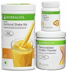 Herbal Formula 1 Combo of Mango Shake + Protein Powder & Afresh Peach