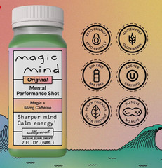 Magic Mind Energy & Focus Drink Shots 12 Pack (2 FL oz) – Ships Free!