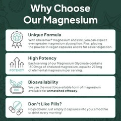 2 bottles Organics Ocean organic Magnesium Glycinate Zinc Maximum 90Caps new
