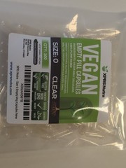 Size 0 Empty Capsules-100 Count Clear Empty Vegan Capsules Vegetarian A31