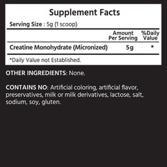 Third-Party Tested Micronized Creatine 300g, Supports Muscle Growth & Strength