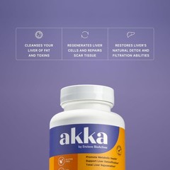 AKKA Premium Liver Cleanse Detox&Repair Superbiotic-Supports Liver Health 60Caps