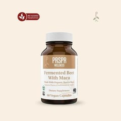 Fermented Beet with Maca by PRSPR Wellness – 60 Vegan Organic Capsules