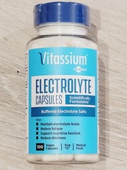 Vitassium Electrolyte Capsules 100 Ct. POTS and High Sodium Diets, Exp 3/27