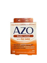 AZO, Bladder Control, 54 Capsules (300 Mg per Capsule) Lot of 2 – 05/26