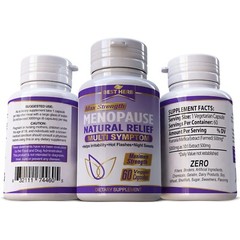NEW Menopause Relief Supplement Hot Flash Hormone Estrogen Balance Womens Health