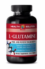 Glutamine supplement – L-GLUTAMINE 500MG – amino acid capsules 1 Bottles 100 Tab