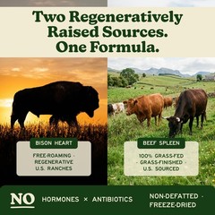 MK Supplements IRONCLAD | Beef Spleen & Bison Heart Capsules | ~58% DV Heme I…