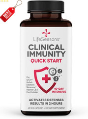 Clinical Immunity Quick-Start Elderberry Probiotics Immune Support 60 Caps US