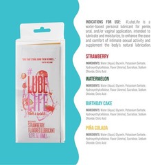 Flavors Pack, Water-Based Flavored Personal Lubricants 8 x 0.3 Oz – Strawberr…