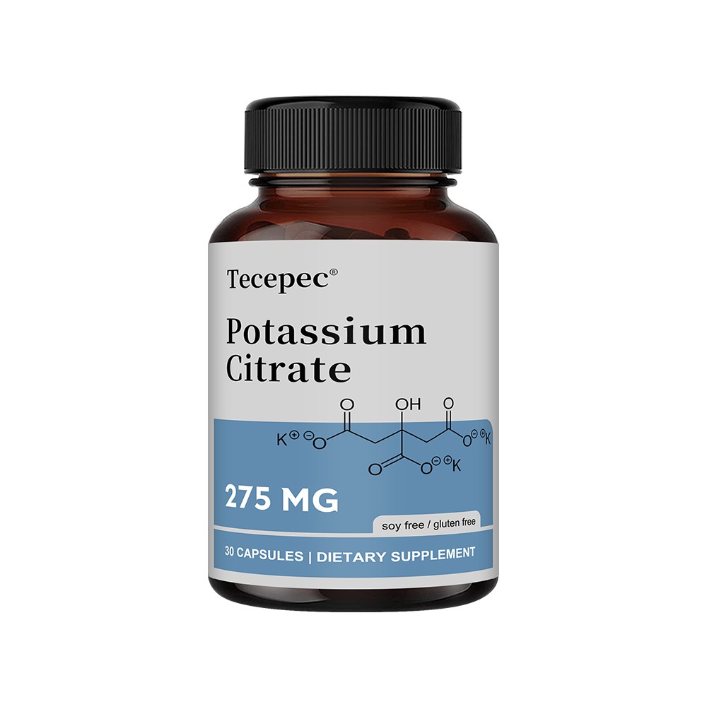 Potassium Citrate Supplement Heart & Joint Health 30/60/120 Capsules Gluten-Free