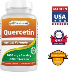 Quercetin 1000mg per Serving Immune Supports Natural Antioxidant 120 Veggie Caps
