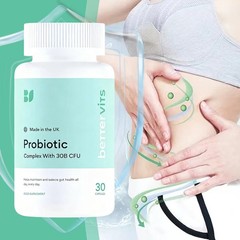 Bettervits Probiotic Complex – Gut Health – 30B CFU – Best Gut Health Supplement