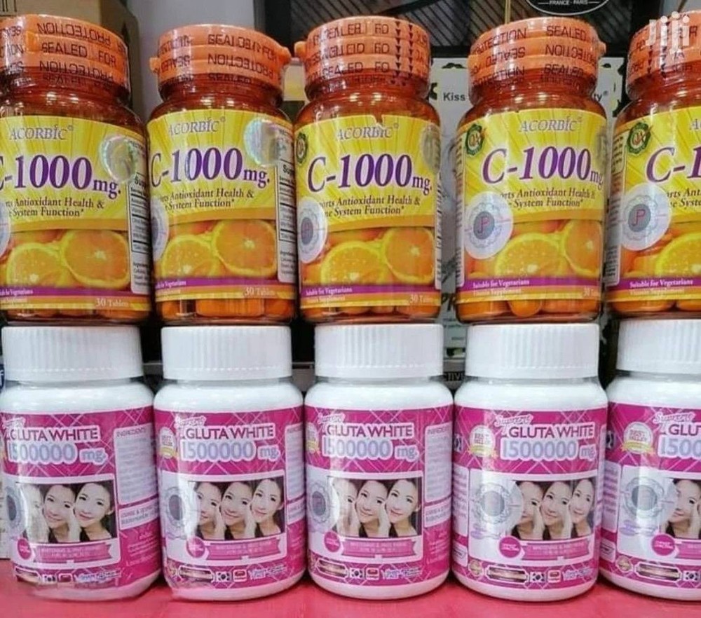Supreme Gluta White 1500000 Glutathione Pill Capsule Skin Whitening Anti Aging