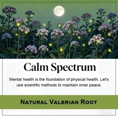 Organic Valeria Root Capsules – Natural Mood Aid & Calm Support 30/60/120 Caps