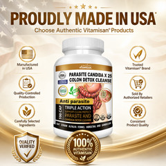 PARASITE DETOX BODY CLEANSE Complex Anti- PARASITE Support Cleanse 100 quick