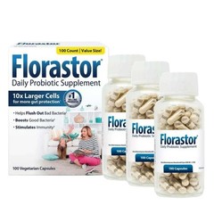 Premium 4X Flrastor Dietary Probiotic Supplement Daily 10X Larger hot Cells