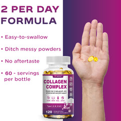 ? Premium Collagen Peptides 2000 MG Hydrolyzed Anti-Aging (Types I,II,III,V,X)
