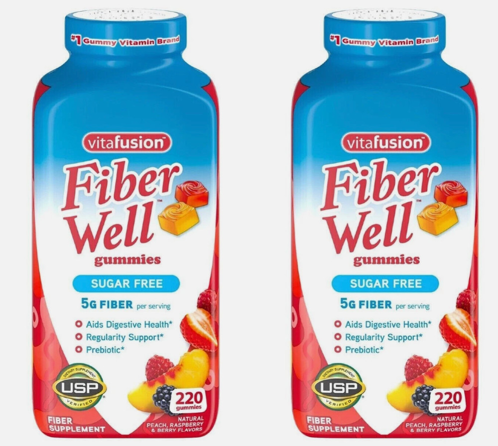 2-Pack Vitafusion Fiber Well Gummies (220 Ct.)