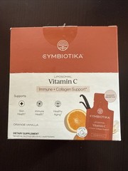 Cymbiotika Liposomal Vitamin C-Immune & Collagen Support/18 Packets