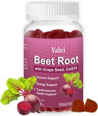 Beet Root Gummies CoQ10 Grape Seed Nitric Oxide Energy Remolacha Coenzima Q10