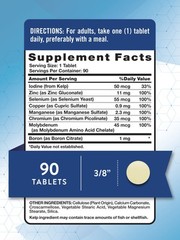 Trace Minerals | 90 Tablets | Mineral Booster | Non-GMO | by Nature’s Truth