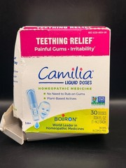 Boiron Camilia, Teething Relief Exp. 05 /2028 Box Damaged Product New 30 Doses