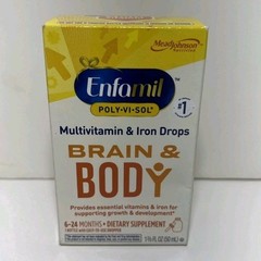 Enfamil Poly-Vi-Sol with Iron Drops | Multivitamin for Growth 50 ML Bottle