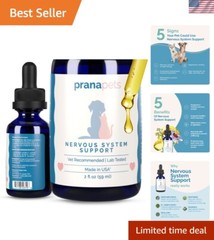 Holistic Herbal Nervous System Support Drops for Dogs and Cats – 2oz